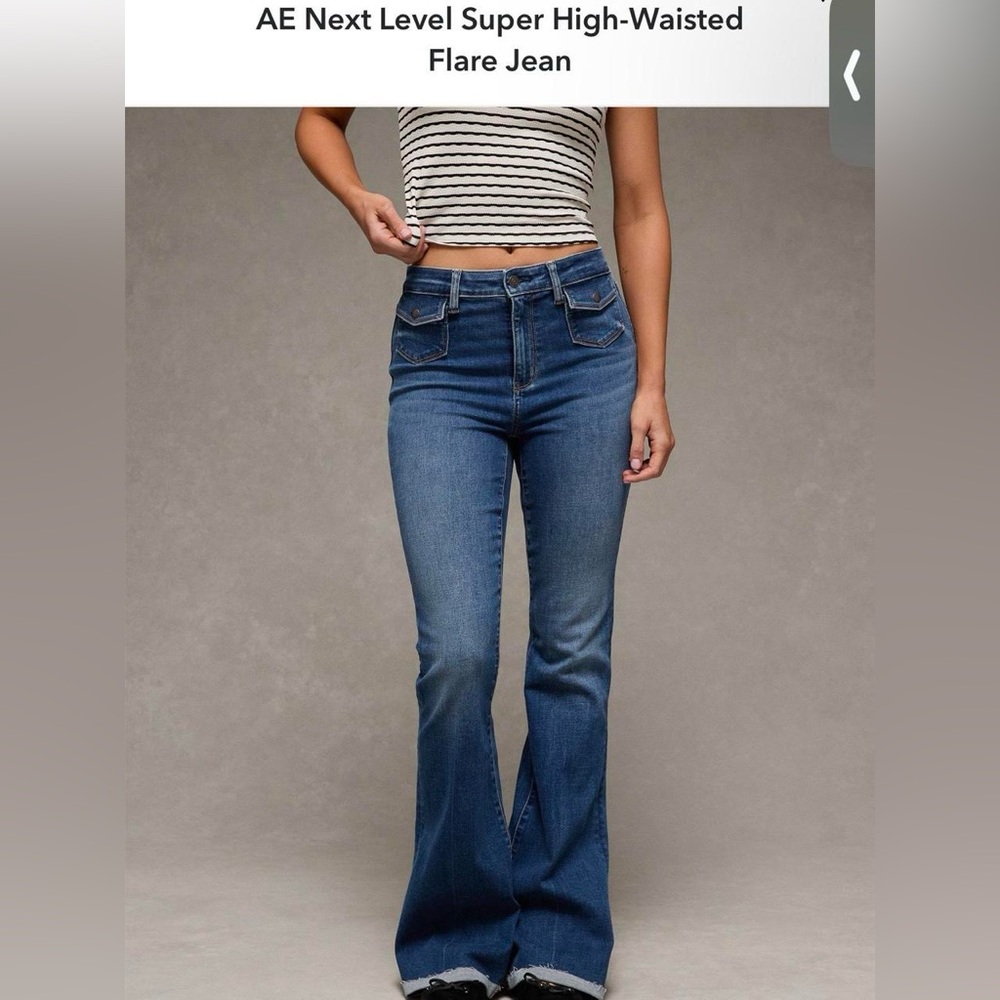 NWOT American eagle high waisted flare jean